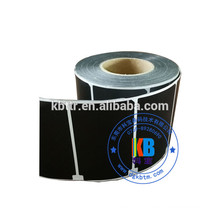 Removable barcode adhesive thermal transfer label roll